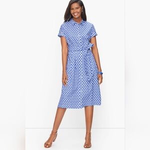 Talbots | Cotton Dolman Sleeve Shirtdress